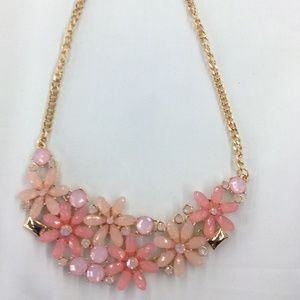 Pink Flower necklace